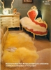 Natural shaped lambskin rugs