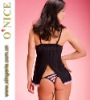 Striped Microfibre Sexy Babydoll (sexy lingerie&sexy underwear&sexy apparel&ladies' underwear&women's underwear)