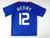 TOP QUALITY SOCCER JERSEY-NO.12 HENRY FRANCE HOME SOCCER JERSEY