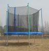 Trampoline with safety net