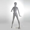 female mannequin with gray gloss