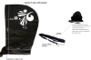 head hood with keyring & cell hanging