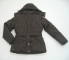 ladies belted jacket(ladies outerwear, fashion outerwear)