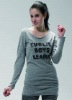 ladies' knitted fashionable sweater(sweater/knitted/fashion)