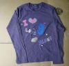 lady's t-shirt fashion t-shirt long sleeve