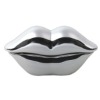 lip phone in silver color