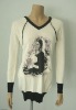 100% Cashmere Printing Cashmere Sweater