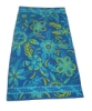 100% Cotton Cut-pile Interwoven Satin Stripe Jacquard Satin Border Beach Towel (HLWT0017)