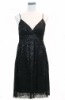 100%Polyester Mesh with sequins Prom dresses