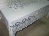 100% Vinyl Table Cloth with Piece of Lace