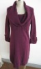 100% acrylic knit dress sweater