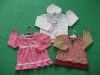 100% cotton girl's suit