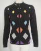 10%Silk 90%Cashmere knitted women's sweater(HYSTR-0055)