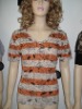 2009 New design ladies' printed sweater