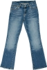 2009 latest ladies jeans(stone and hand washed)