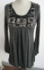 55%acrylic45%cotton knit dress sweater