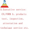 5.Executive service    CO   FORM A   products test   inspection  attestation and technique service etc.