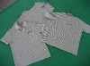 80%cotton 20%polyester girl's knitted t-shirt