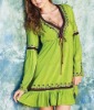8DR249 Embellished Babydoll Dress