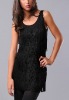 8DR295 Fringe ladies Dress