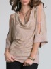 8TP124 Cold shoulder tops