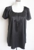 95%Silk 5%Spandex Charmeuse Blouse