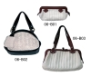 Acrylic knitted handbag