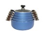 Aluminium non-stick sauce pan (saute pan, milk pot)