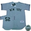 Authentic New York Yankees sabathia #52 baseball jerseys,gray road jerseys with 2009 patch accept paypa+drop shipping