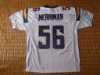 Authentic sports jersey,brand name football jersey ,Chargers jersey, #56 MERRIMAN jersey !