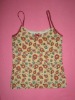 Blossom printing cotton vest