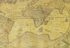 Box printing leather,,,map pvc leather(xj-1228)