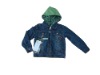 Boy's denim jacket with hoodie