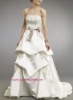 Brand-new Princess Wedding Dress 2009 White Satin with Embroidery -- YSW0056