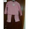 Bronzing poral fleece children's suit(100% polyester, weft-knitted )