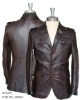 CASUAL SUIT FOR YOUNG MEN MADE OF PULL PUSH LAMB LEATHER