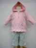 CG004 New Born Girl Fleece Outer Set