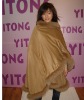 Cashmere Cape with fox fur trim