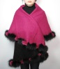 Cashmere Shawl with Fox Trim (CA-852787)