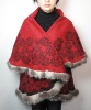 Cashmere Shawl with Fox Trim (CA-852791)