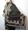 Cashmere cape with Russian Sable Trim (CA-852788)