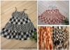 Check Non-Sleeve One-Piece Dresses