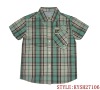 Checked shirt with patches for children