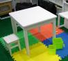 Children Table Stool Shelf