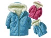 Children's cotton coat,girl's cotton clothes,kid's cotton  garment,hooded
