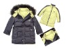 Children's padded jacket, kid's outwear, Children's leisure jacket,hooded