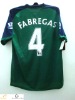 China wholesale Soccer Jerseys, 2009/10 season #4:FABREGAS Arsenal Away Green embroidery Soccer Jerseys