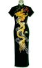 Chinese Embroidery Long Dress / Qipao- Dancing Dragon