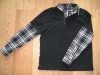 Cotton T-shirts with woven collar & sleeve
