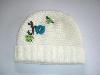 Crochet Hat with Hand Embroidery